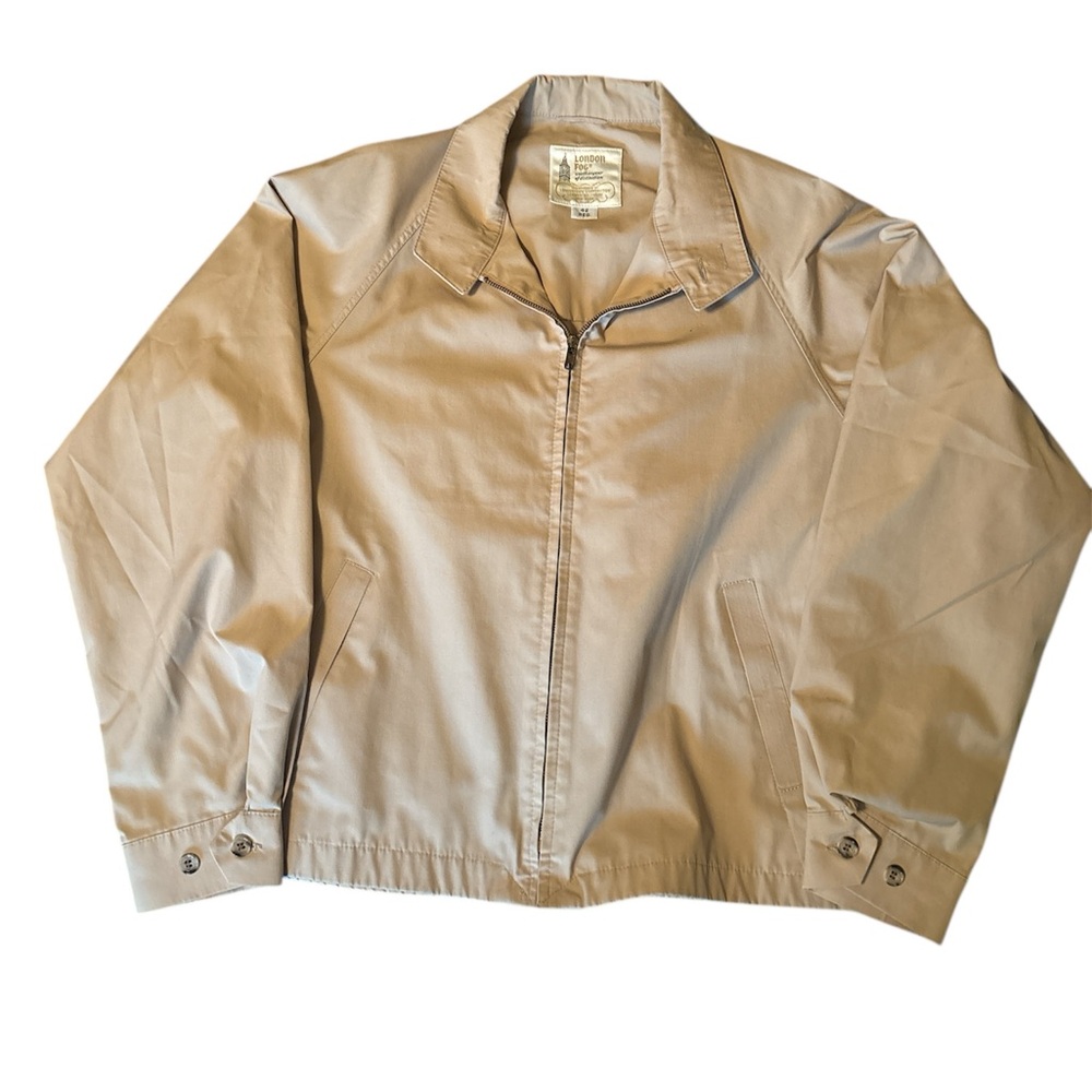 Vintage London Fog Men’s Tan 42 Regular Weatherwear of Distinction Jacket